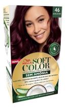 3X Tonalizante Soft Color 46 Borgonha - Wella Tom 4 Castanho 3X Tonalizante Soft Color 46 Borgonha - Wella Tom 4 Castanho