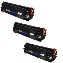 3x Toner Compativel 283a 83a Novo M125 M127 M127fn M225 M201