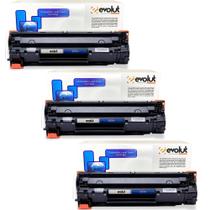 3x Toner Compativel 283a 83a Novo M125 M127 M127fn M225 M201