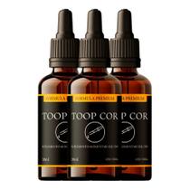 3x Toop Cor 30ml - Auxilio Para Fortalecimento Capilar
