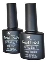 3X Top Coat Real Love Kit 2 Unid Para As Unhas Linha Light 8 3X Top Coat Real Love Kit 2 Unid Para As Unhas Linha Light 8