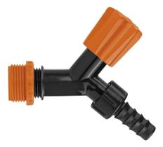 3X Torneira Plástica Para Jardim Tramontina Adaptador 1/2 E