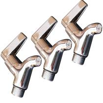 3x Torneira Rosca 1/2" Para Filtro Bebedouro De Água Industrial E Residencial