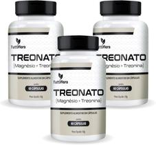 3x Treonato (Magnésio + Treonina) 60 Caps Tuttiflora 3x Treonato (Magnésio + Treonina) 60 Caps Tuttiflora