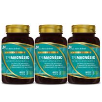 3x Tri Magnésio 60 Cápsulas Vegetais Flora Nativa do brasil