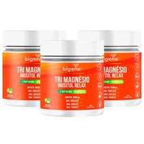 3x Tri Magnésio Inositol Relax Bigens Limão 180g