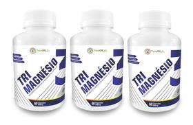 3x Tri Magnesio (Magnésio Malato Citrato e Bisglicitato) 180 Cápsulas 500mg - Tree of Life