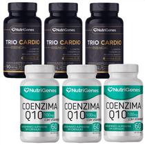 3x Trio Cardio + 3x Coenzima Q10 Coq10 - Nutrigenes