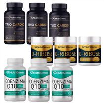 3x Trio Cardio + 3x D Ribose + 3x Coenzima Coq10- Nutrigenes