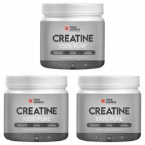 3x True Creatine Creapure - 300g Natural - True Source