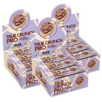 3x True Crunch Pro Chocolate Meio Amargo True Source 12 Unidades 25g