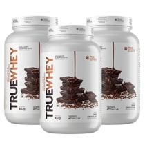 3x True Whey Protein True Source Dark Chocolate 837g