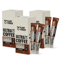 3x Ultra Coffee Stick Plant Power Chocolate 14 Unidades 10g