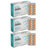 3x Ultra Condrix - Colágeno tipo 2 + Msm + Hialuronico + Vitamina K2 + D3 30 Caps