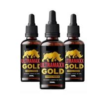 3x Ultramaxx Gold Gotas 30 Ml Original