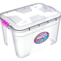 3X Uninjet Caixas Decorativas Organizadora Multiuso Transpar 3X Uninjet Caixas Decorativas Organizadora Multiuso Transpar