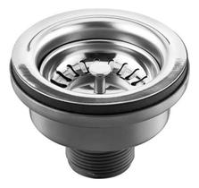 3X Válvula Americana Escoamento Para Pia Cozinha 3.1/2'' Aço 3X Válvula Americana Escoamento Para Pia Cozinha 3.1/2'' Aço