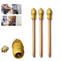 3x Válvula De Serviço Schrader 1/4 X 7cm Para Refrigeração 3x Válvula De Serviço Schrader 1/4 X 7cm Para Refrigeração