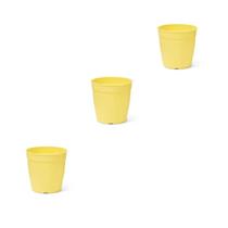 3X Vaso Aquarela Mini (0,20L) Amarelo NUTRIPLAN