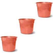 3X Vaso Redondo 04 (4,9L) Cerâmica NUTRIPLAN 3X Vaso Redondo 04 (4,9L) Cerâmica NUTRIPLAN