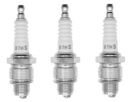 3X Vela NGK B7HS Mercury Yamaha Johnson 15-25-40 HP 2T
