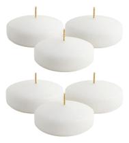 3X Velas Flutuante Decoração 18 Horas Festas - Kit 6 Unidade