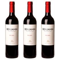 3x Vinho Argentino Malbec BENJAMIN NIETO 750ml