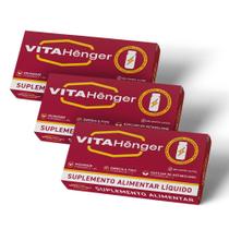 3x VitaHenger Suplemento Vitamínico 16 flaconetes cada