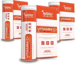 3x Vitamim C+ Vitamina C 10 Comprimidos Efervercentes Nataly