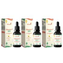 3x Vitamina A Kids 30ml Baunilha Melcoprol