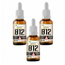 3x Vitamina B12 Metilcobalamina 9,94mcg Por Gota 20ml