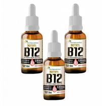 3x Vitamina B12 Metilcobalamina 9,94mcg Por Gota 20ml