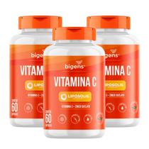 3x Vitamina C Liposolis Bigens 60 Capsulas -