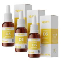 3x Vitamina D3 Colecalciferol Ydrosolv Yosen 30ml