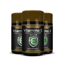 3x vitamina e 400ui alfa tocoferol 60 caps hf suplements