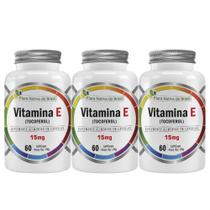 3x Vitamina E tocoferol 60 Softcaps 500mg