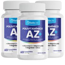 3x Vitaminas AZ 20 Nutrientes Suplemento Baixa Caloria Minerais Sem Gluten