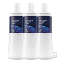 3x Wella Welloxon Perfect Oxidante 9% 30 Vol. 1 L (3 itens)