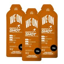 3x Weon Energy Shot Gel Pasta De Amendoim Caixa 10 Unidades