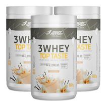 3x Whey 3W Top Taste Body Action Baunilha 900g - 3x Whey 3W Top Taste Body Action Baunilha 900g -