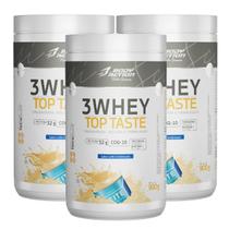3x Whey 3W Top Taste Body Action Leite Condensado 900g - 3x Whey 3W Top Taste Body Action Leite Condensado 900g -