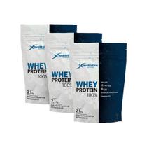 3x Whey Protein 100% Health Time 2,1kg (6,3kg)iso, Conc, Hid