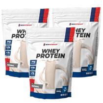 3x Whey Protein Concentrado 900g New Nutrition