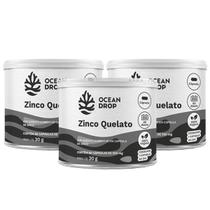 3x Zinco Quelato 29mg Ocean Drop 60 Capsulas