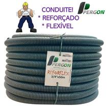 3x4 com 50 metros, Conduíte Cinza ideal para Paredes e pequenas Lajes Conduíte Corrugado Eletroduto DN25 Canduit 3x4 com 50 metros, Conduíte Cinza ideal para Paredes e pequenas Lajes Conduíte Corrugado Eletroduto DN25 Canduit