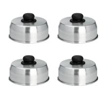 4 Abafadores De Hamburguer Tampa Para Chapa Lanche Lanchonete