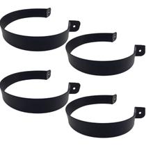 4 Abraçadeira 10 Polegadas Para Duto Churrasqueira Pintada
