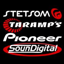 4 Adesivos Stetsom Taramps Pioneer Soundigital 35cm - Branco