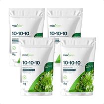 4 Adubo 10-10-10 Fertilizante Mineiral Misto - 1kg Maxgreen