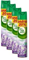 4 Air Wick Bom Ar Adorizador Aroma Campos De Lavanda 432ml
